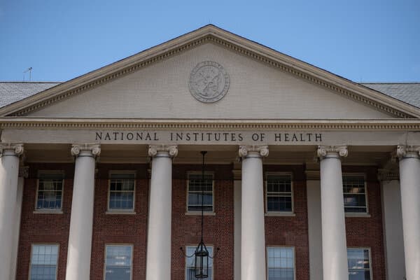 Court building exterior representing federal appeals court decision on NIH funding
