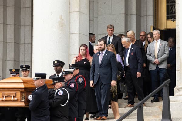 A photograph of the late Minnesota lawmaker Melissa Hortman or a related political image