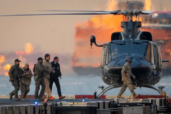 Department of Justice building exterior with seal