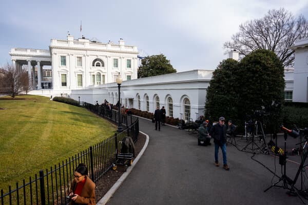 An exterior view of the White House West Wing in Washington D.C., subject of new renovation reports.