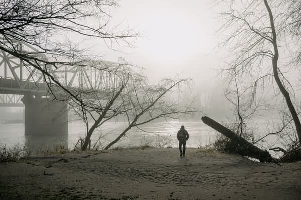 Native American tribal lands in the Pacific Northwest showing coastal erosion and flooding threatening indigenous communities